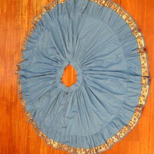 Full 360 degree circle vintage cotton 60/70s skirt June Cleaver